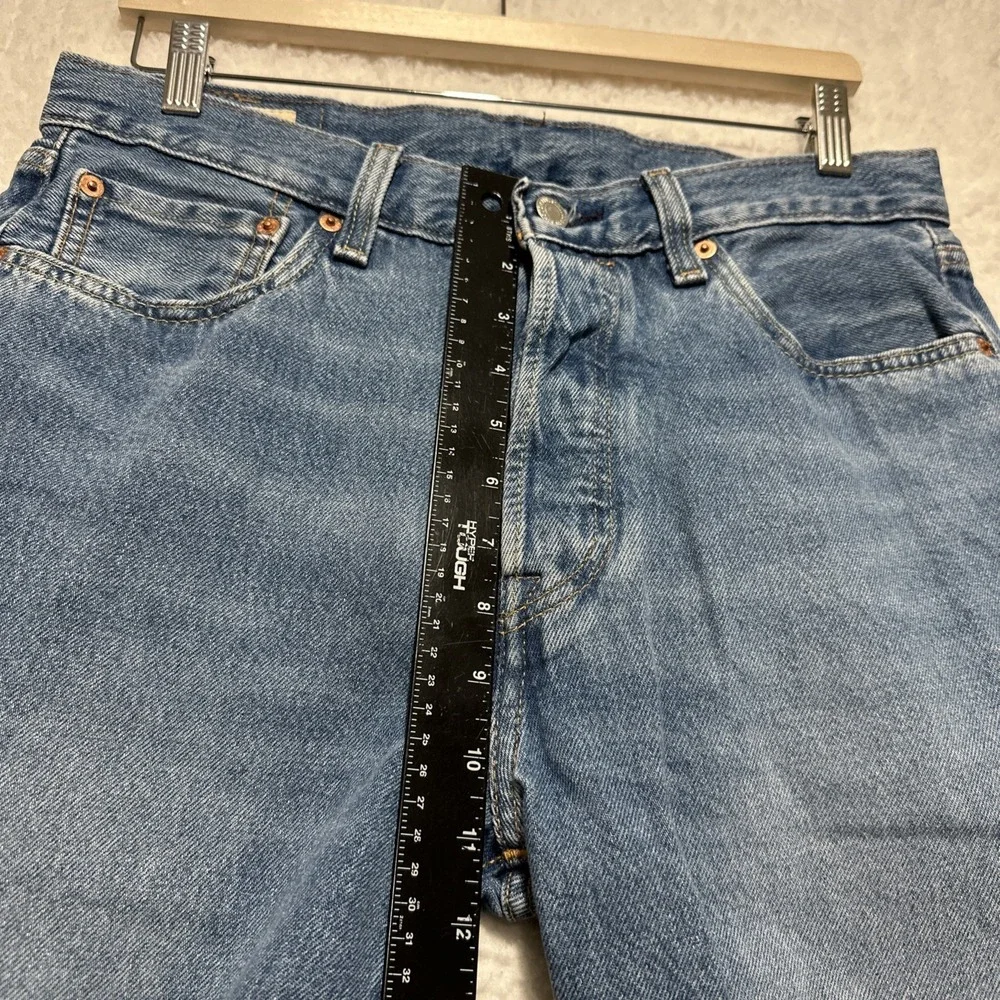 Levi's Strauss‎ 501 Original Straight Regular Light Blue Men's Denim Jeans Sz 32